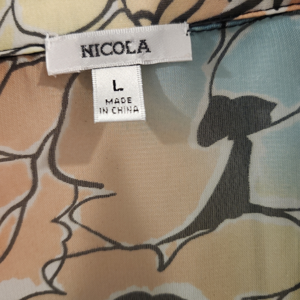 NICOLA Floral Pastel Women's Blouse - Picture 2 of 4